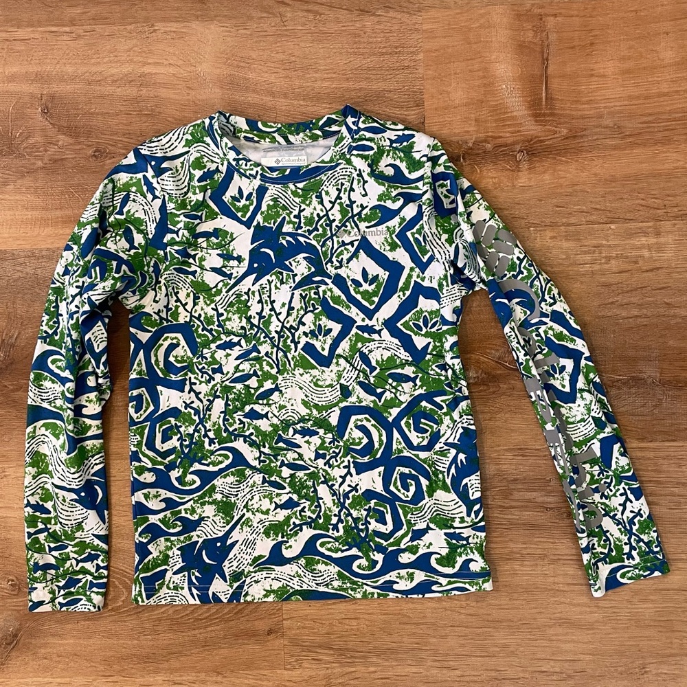 Columbia PFG Rash-guard Size Small 8